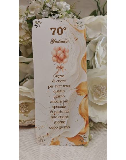 SEGNAPOSTO compleanno adulti