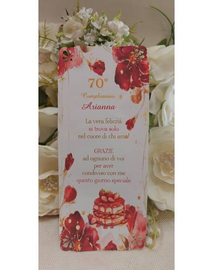 SEGNAPOSTO compleanno adulti