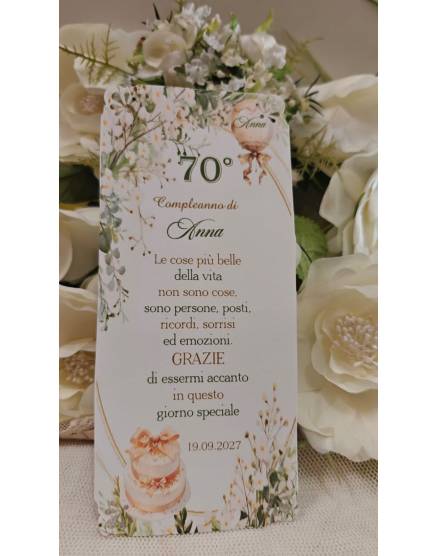 SEGNAPOSTO compleanno adulti