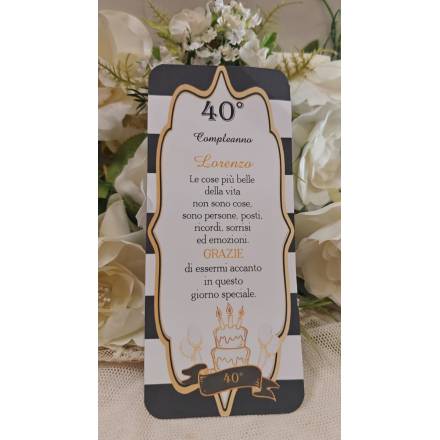 SEGNAPOSTO compleanno adulti