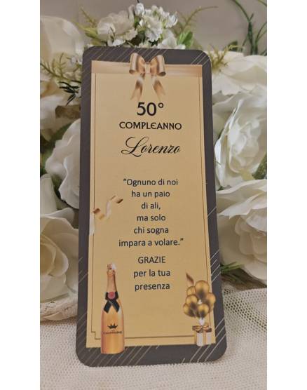 SEGNAPOSTO compleanno adulti