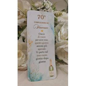 SEGNAPOSTO 70 ANNI UOMO