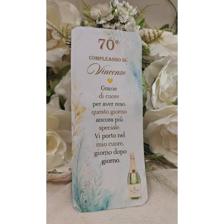 SEGNAPOSTO compleanno adulti