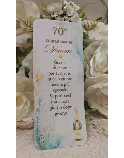 SEGNAPOSTO compleanno adulti