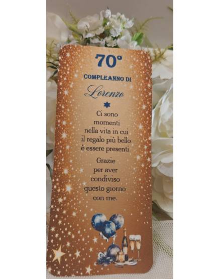 SEGNAPOSTO compleanno adulti