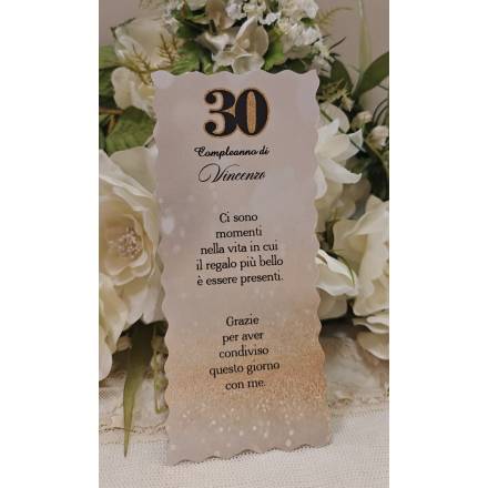 SEGNAPOSTO compleanno adulti