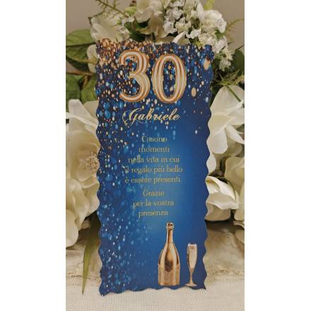 SEGNAPOSTO compleanno adulti