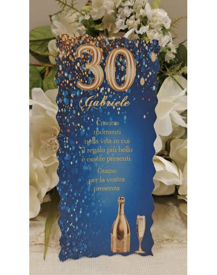 SEGNAPOSTO compleanno adulti