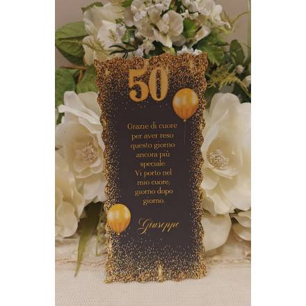 SEGNAPOSTO compleanno adulti
