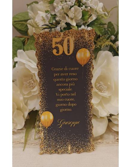 SEGNAPOSTO compleanno adulti