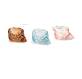 BOMBONIERA PORTACANDELA IN VETRO CONCHIGLIA CON CONFETTI