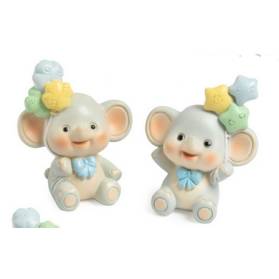 BOMBONIERA ELEFANTINO CON PALLONCINO CON CONFEZIONE