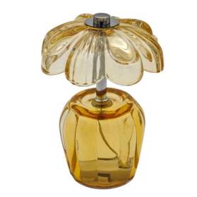 BOMBONIERA LAMPADA FIORE IN VETRO CON CONFEZIONE