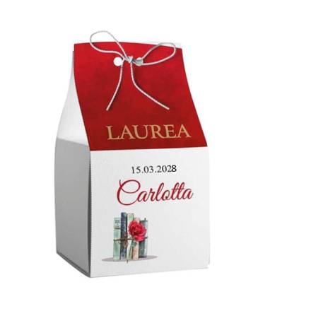SCATOLINA PORTACONFETTI LAUREA