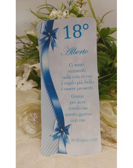 SEGNAPOSTO 18 anni