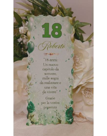 SEGNAPOSTO 18 anni