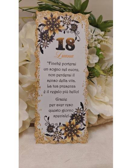 SEGNAPOSTO 18 anni