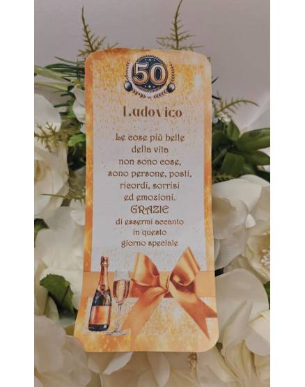 SEGNAPOSTO compleanno adulti