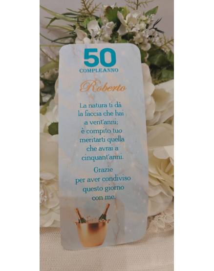 SEGNAPOSTO compleanno adulti