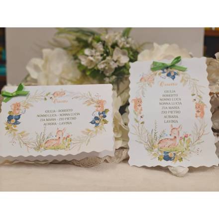 SET CARTONCINO TABLEAU E SEGNATAVOLO