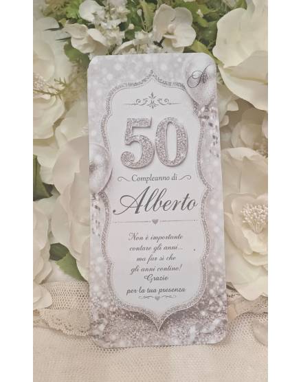 SEGNAPOSTO compleanno adulti