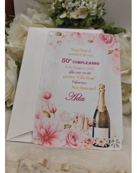 INVITO COMPLEANNO ADULTI