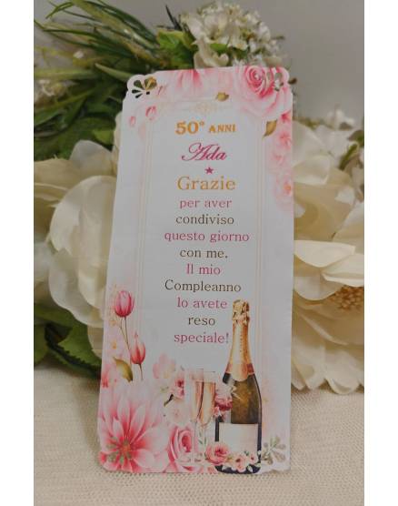 SEGNAPOSTO compleanno adulti