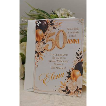 INVITO COMPLEANNO ADULTI