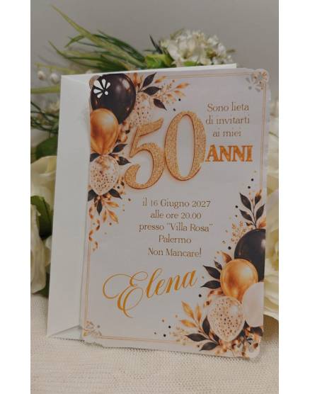 INVITO COMPLEANNO ADULTI