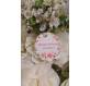 TAG MATRIMONIO CON FIORI ROSA