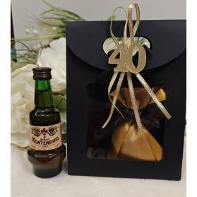 BOMBONIERA 40 ANNI LIQUORE MONTENEGRO