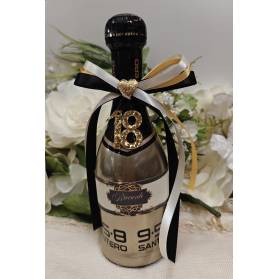 BOMBONIERA SPUMANTE SANTERO GOLD 18 ANNI CON NOME