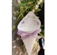 CONO MATRIMONIO CON FIORI GLICINE