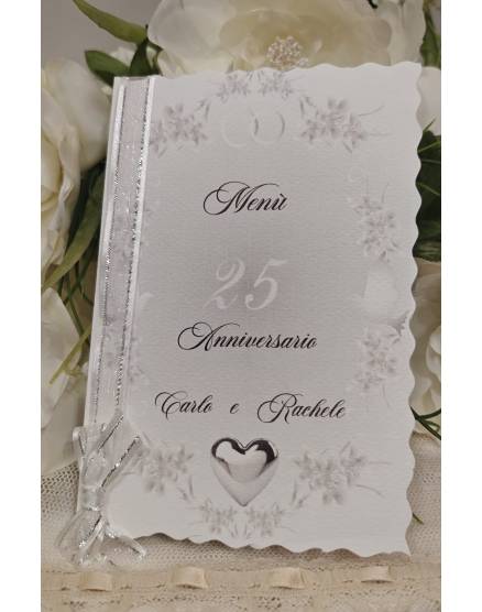 MENU' PERSONALIZZATO NOZZE D'ORO