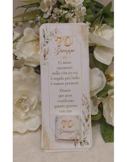 SEGNAPOSTO compleanno adulti