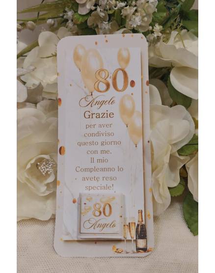 SEGNAPOSTO compleanno adulti