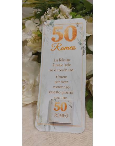 SEGNAPOSTO compleanno adulti