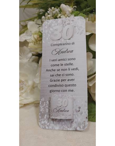 SEGNAPOSTO compleanno adulti