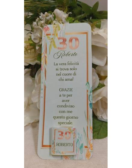 SEGNAPOSTO compleanno adulti