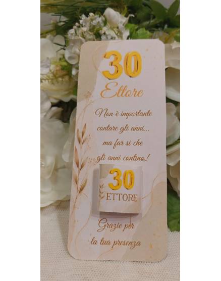 SEGNAPOSTO compleanno adulti