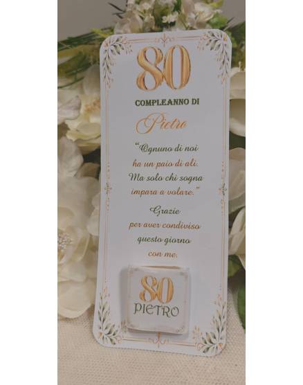 SEGNAPOSTO compleanno adulti