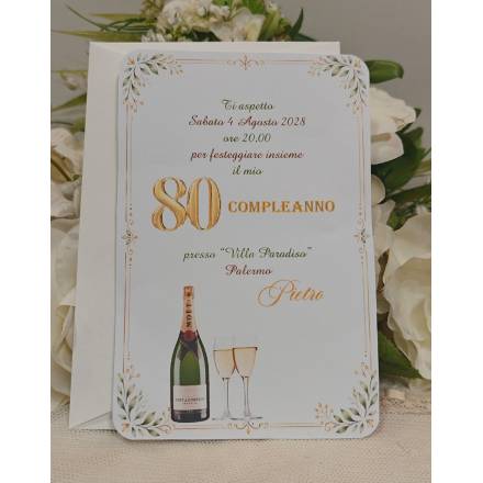INVITO COMPLEANNO ADULTI