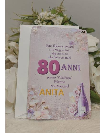 INVITO COMPLEANNO ADULTI