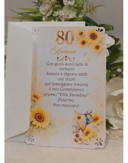 INVITO COMPLEANNO ADULTI