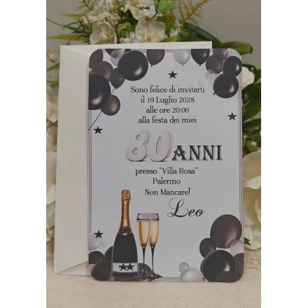INVITO COMPLEANNO ADULTI