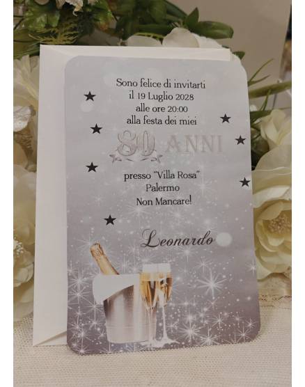 INVITO COMPLEANNO ADULTI