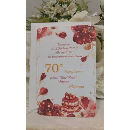 INVITO COMPLEANNO ADULTI