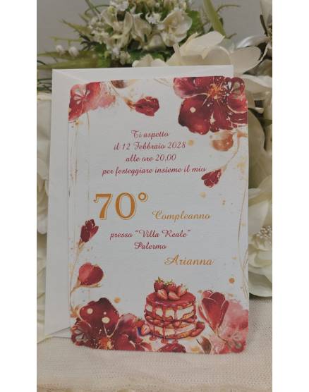INVITO COMPLEANNO ADULTI