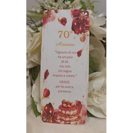 SEGNAPOSTO compleanno adulti