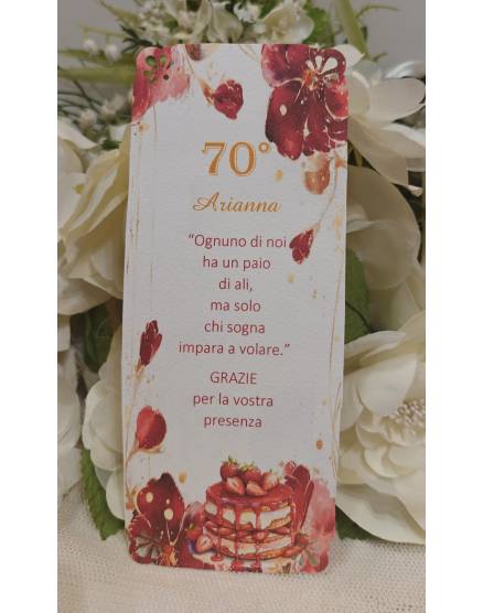 SEGNAPOSTO compleanno adulti
